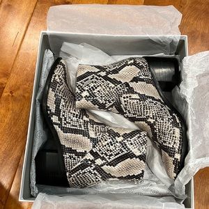 Treasure & Bond Snakeskin Ankle Boot
